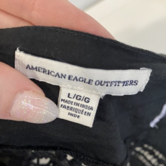 American Eagle Lace Halter Neck Tube Top - Picture 5 of 6